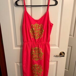 Lilly Pulitzer Pink Jennifer Mini Slip Dress